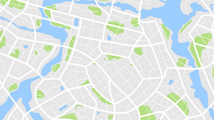 Map background