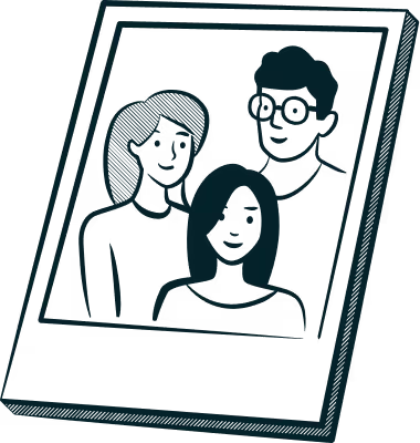 Framed Family Photo