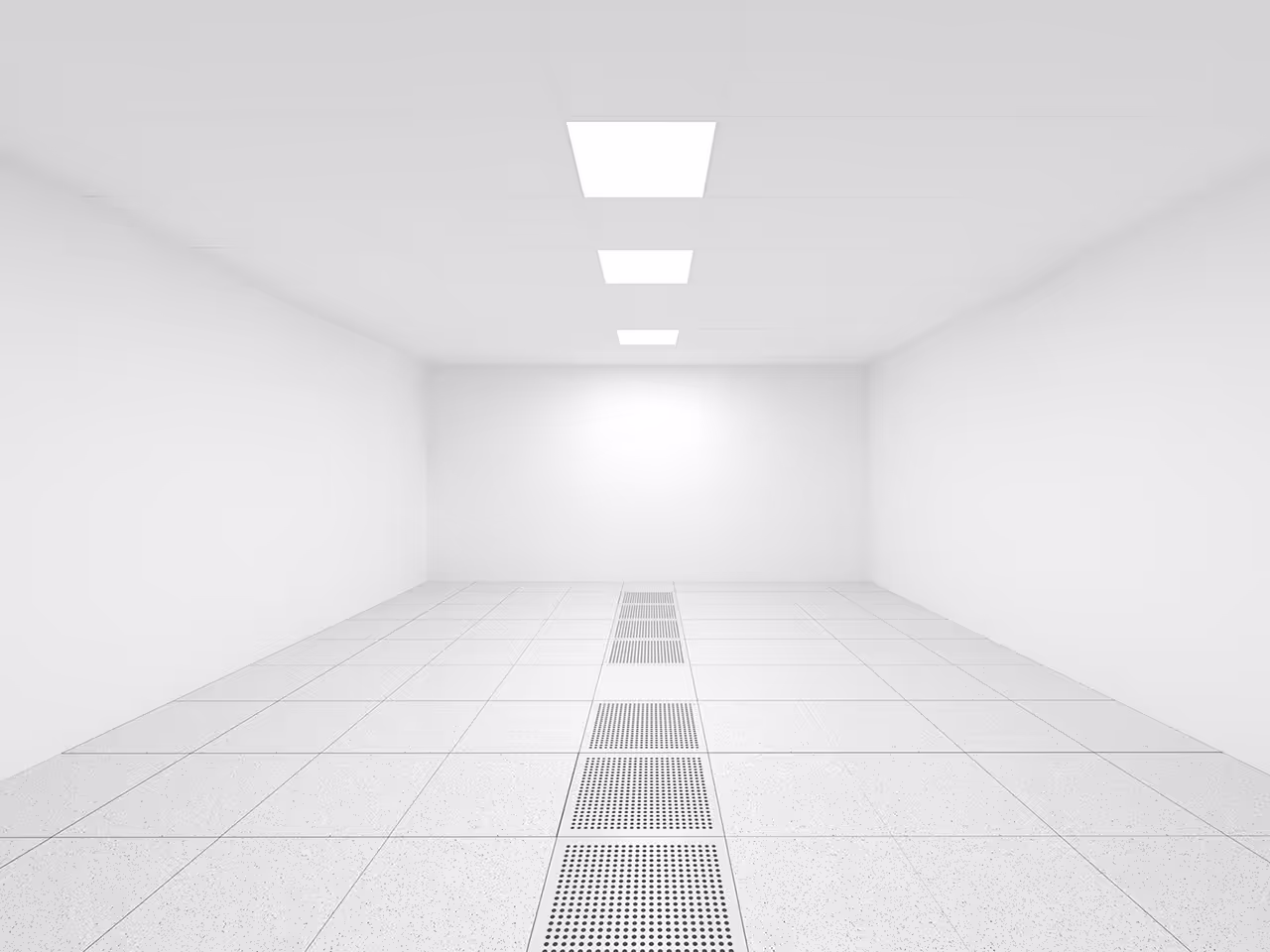Empty server room