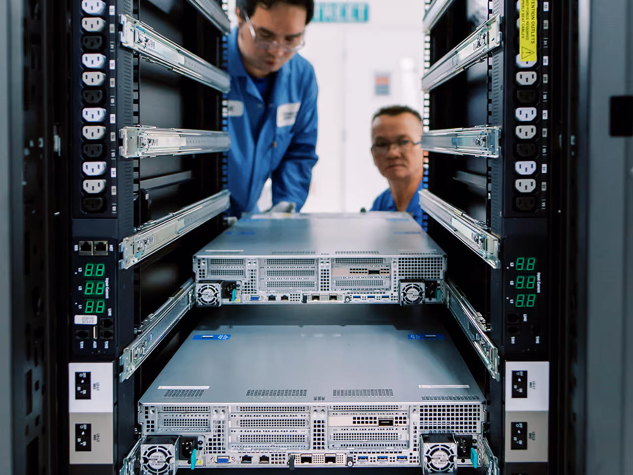 Racking servers