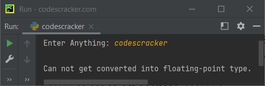 python float function