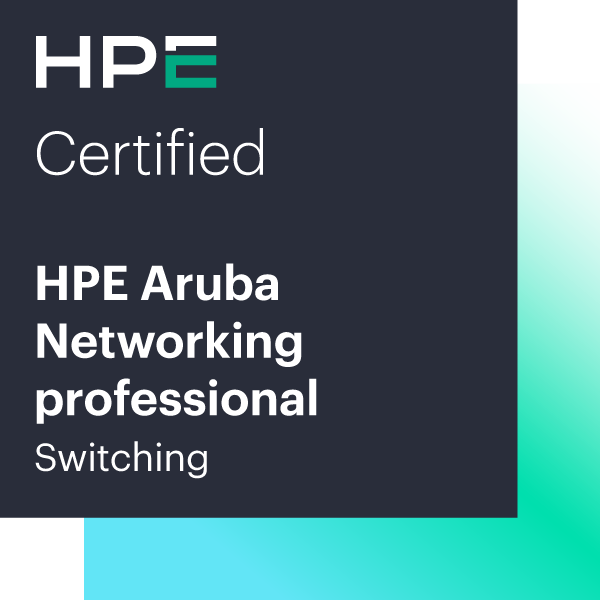 Badge Aruba Professional - Switching