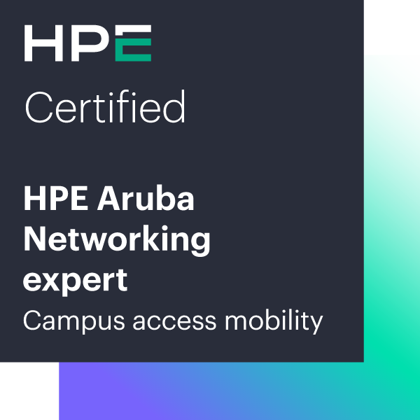 Badge Aruba Expert - Campus Access Mobility