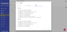 Firewall templates view 2