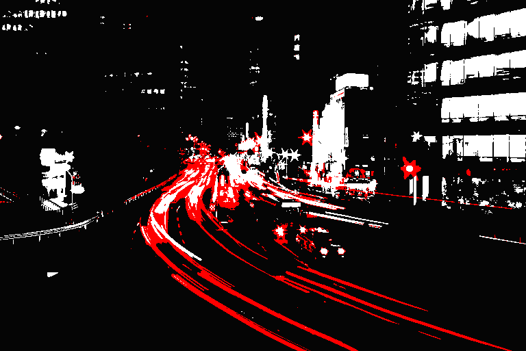 Tokyo with looked up colors