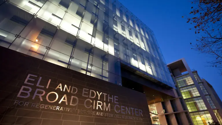 Eli and Edythe Brod Cirm Center building for regenerative medicine and stem cell research at USC.