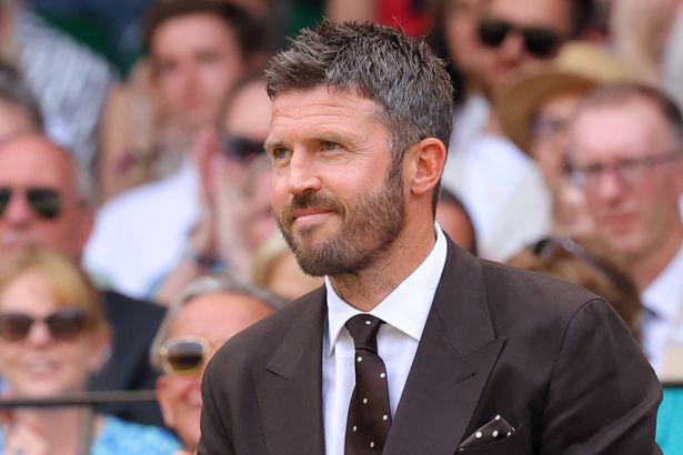 Michael Carrick at Wimbledon
