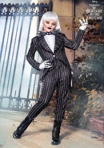 Girls Disney Jack Skellington Costume