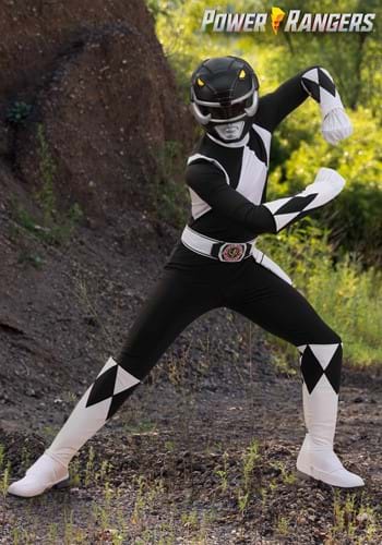 Adult Authentic Power Rangers Black Ranger Costume