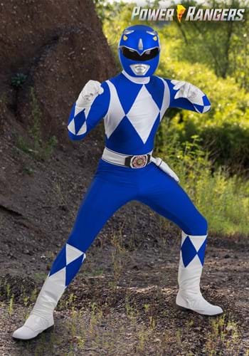 Adult Authentic Power Rangers Blue Ranger Costume