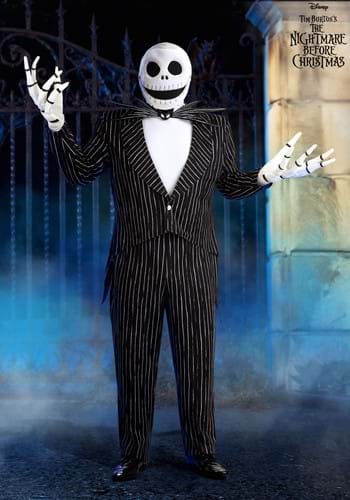 Plus Size Authentic Disney Jack Skellington Costume