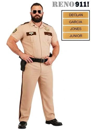 Plus Size Reno 911 Deputy Officer Costume