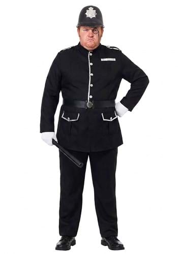 Plus Size Mens British Bobby Costume