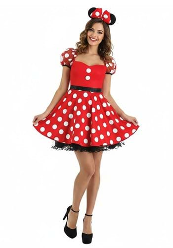 Women's Minnie Mouse Polka Dot Costume