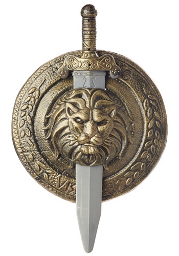 Gladiator Combat Shield and Sword