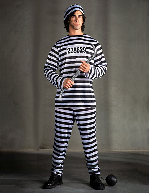 Exclusive Men's Prisoner Costume Exclusive Men's Prisoner Costume