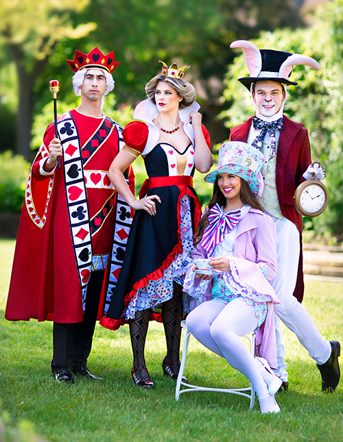 Alice in Wonderland Group Costumes Alice in Wonderland Group Costumes