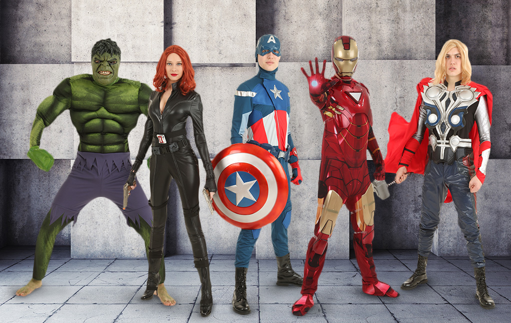 Avengers Group Costumes Avengers Group Costumes
