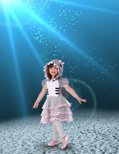 Girls' Shark Costume Girls' Shark Costume