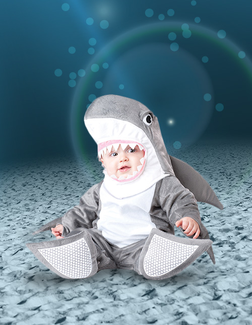Infant Silly Shark Costume Infant Silly Shark Costume