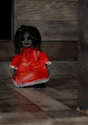 Haunted Heather Scary Doll Decoration new