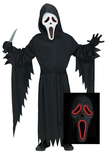 E.L. Ghost Face Costume Child