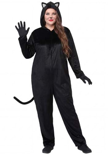 Plus Size Women's Black Cat Costume