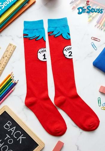 Thing 1&2 Costume Socks Kids