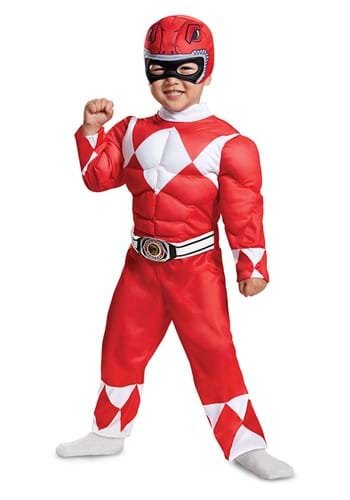 Infant/Toddler Power Rangers Red Ranger Muscle Costume