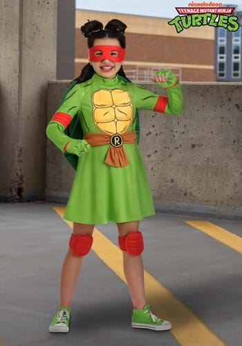 Girls TMNT Raphael Costume Dress