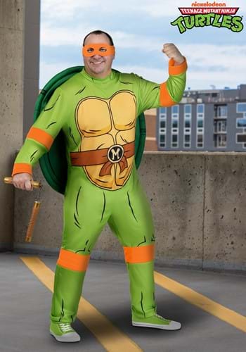 Plus Size TMNT Michelangelo Costume