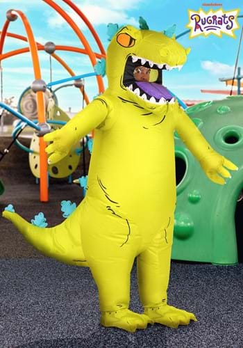 Adult Nickelodeon Rugrats Inflatable Reptar Costume