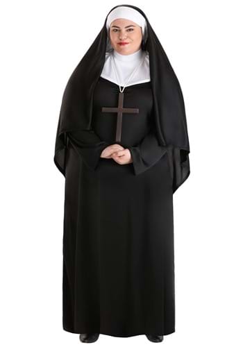 Disfraz de monja tradicional talla extra