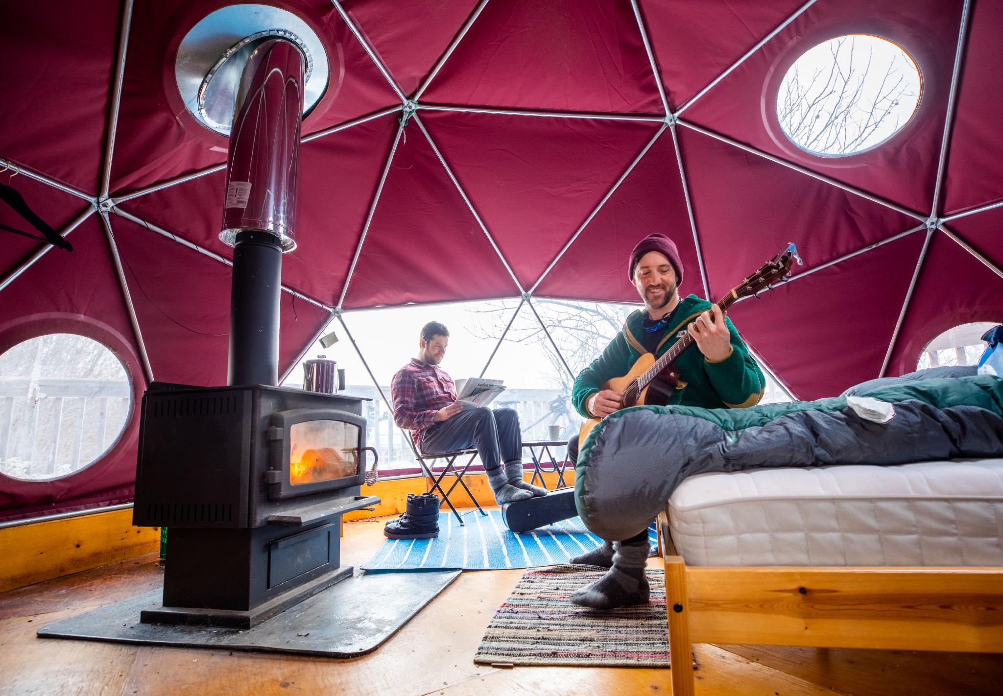 Winter Domes at Cabot Shores Wilderness Resort